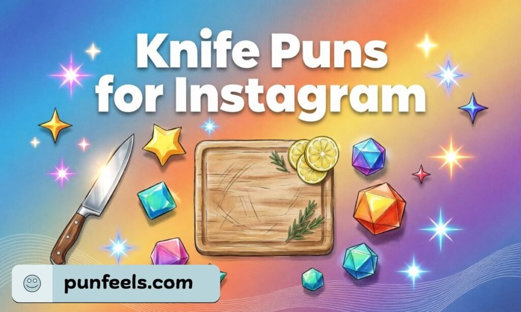 knife puns for instagram