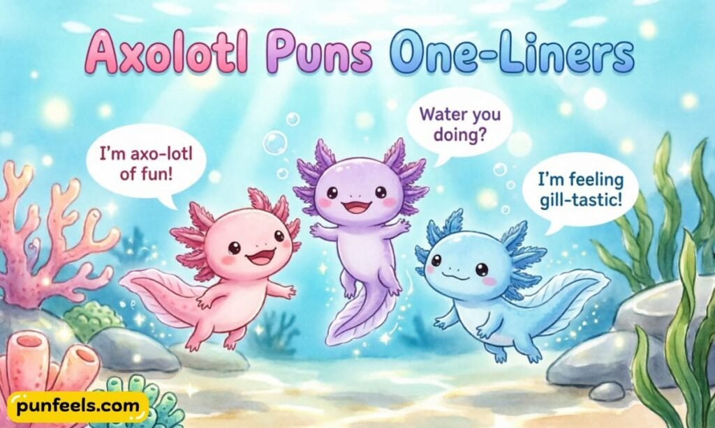 Axolotl Puns One Liners