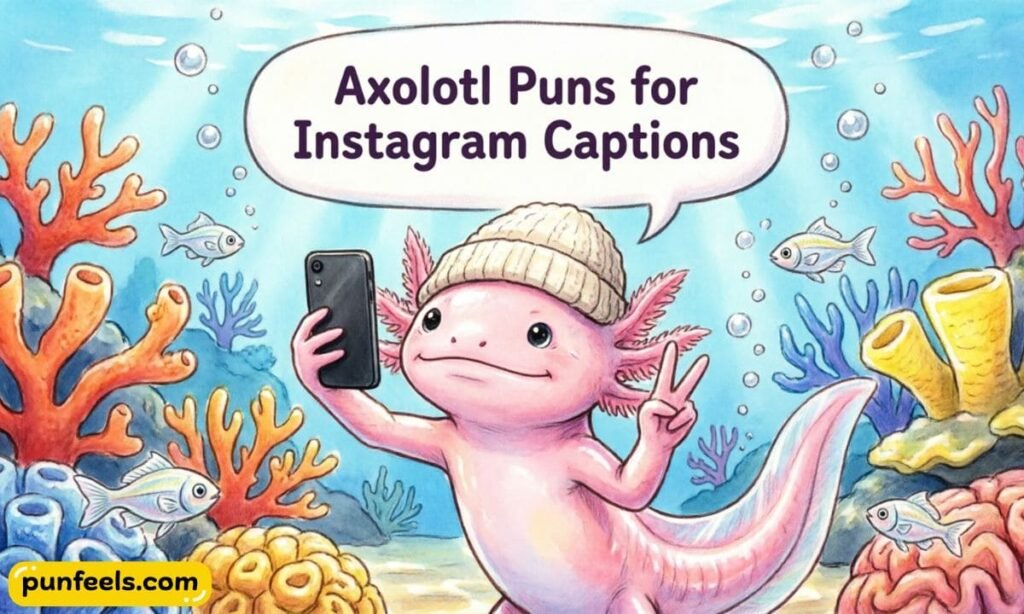 Axolotl Puns for Instagram Captions