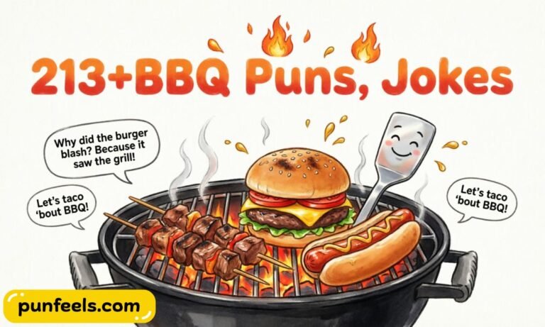 BBQ Puns, Jokes Feature Image