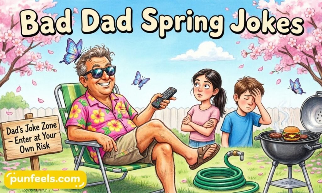 Bad Dad Spring Jokes