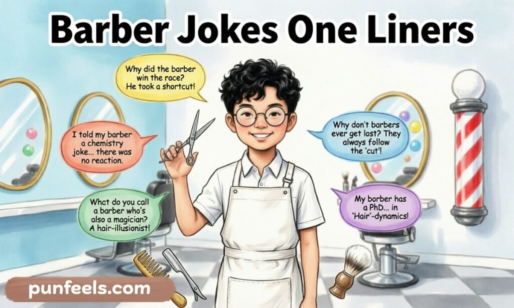 Barber Jokes One Liners