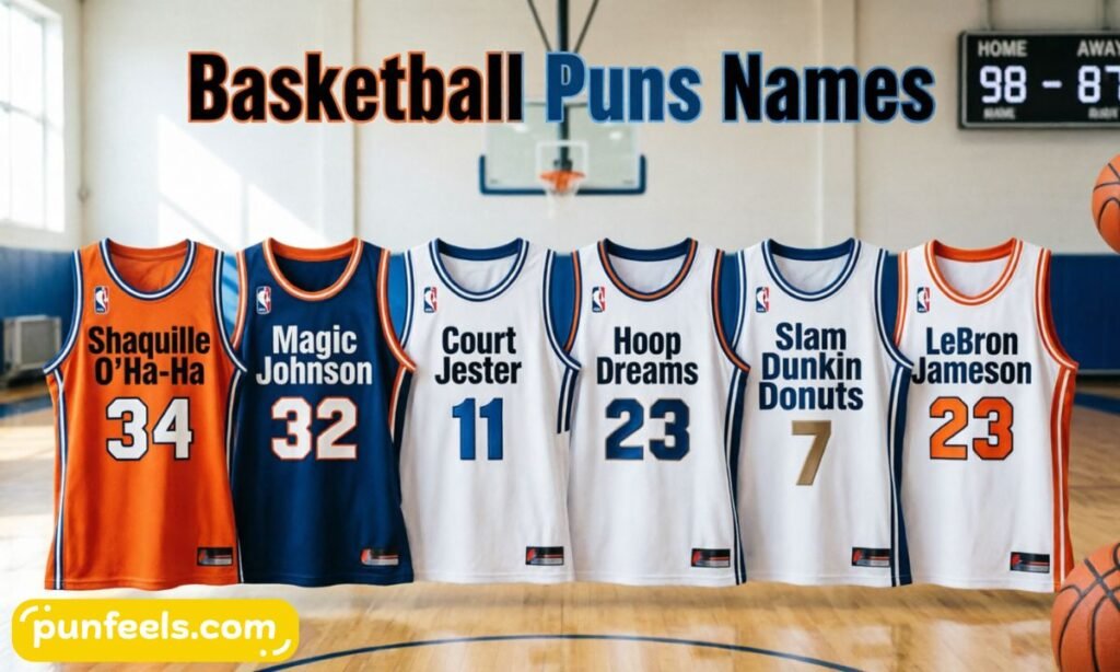 Funny basketball puns names for players and teams
