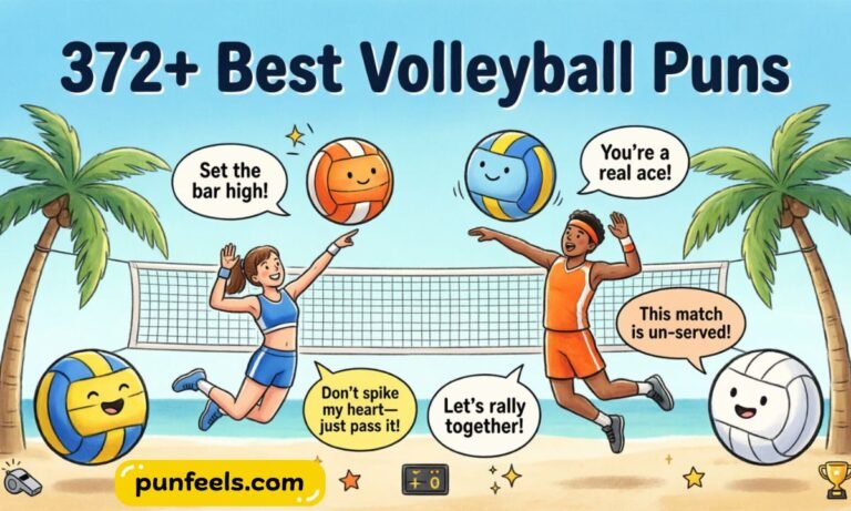 Best Volleyball Puns Feature Image