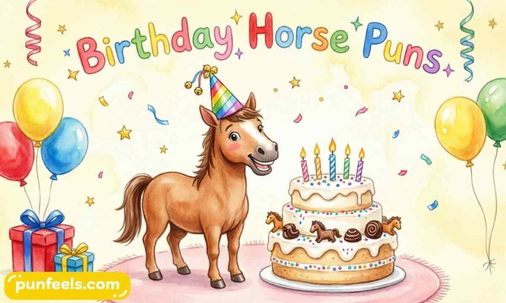 Birthday Horse Puns