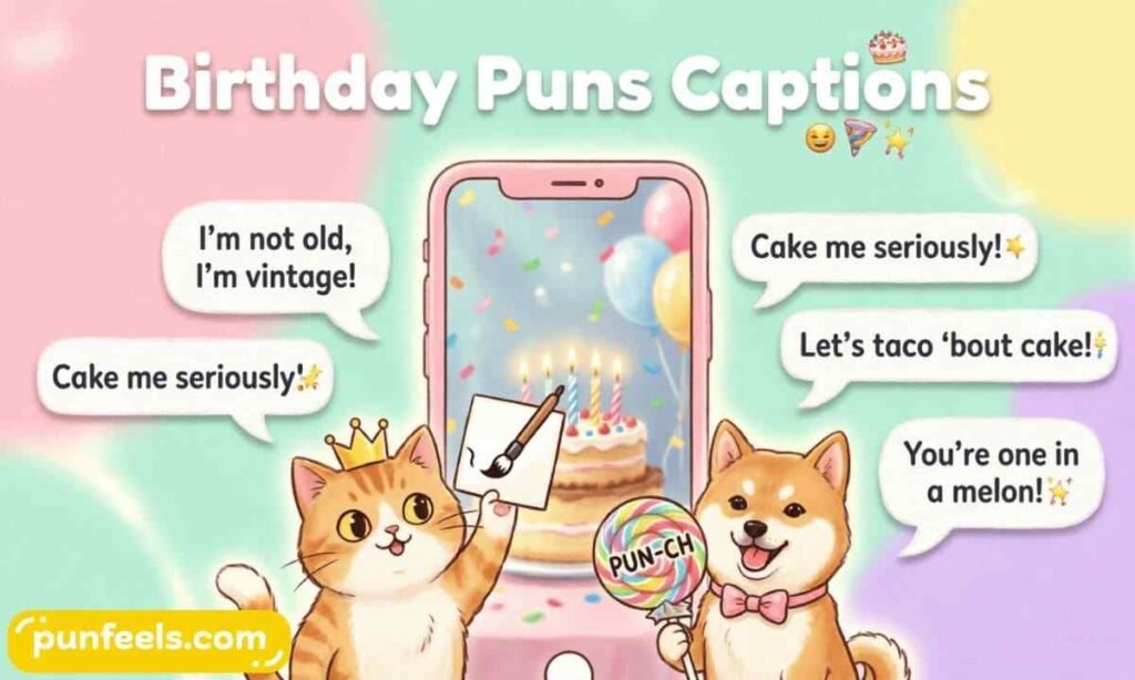 Birthday Puns Captions