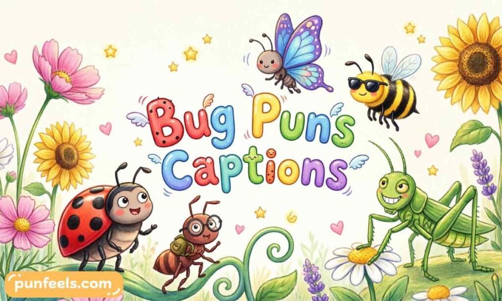 Bug Puns Captions