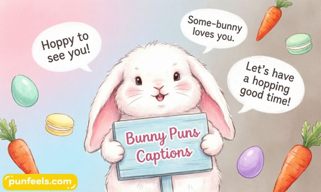 Bunny Puns Captions