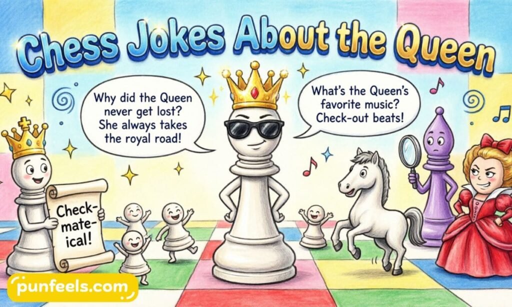Chess Jokes About the Queen