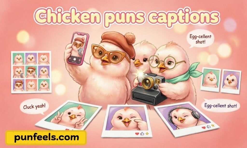 Chicken Puns Captions
