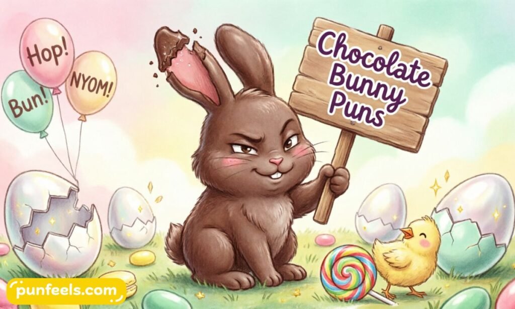 Chocolate Bunny Puns