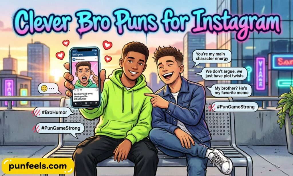 Clever Bro Puns for Instagram