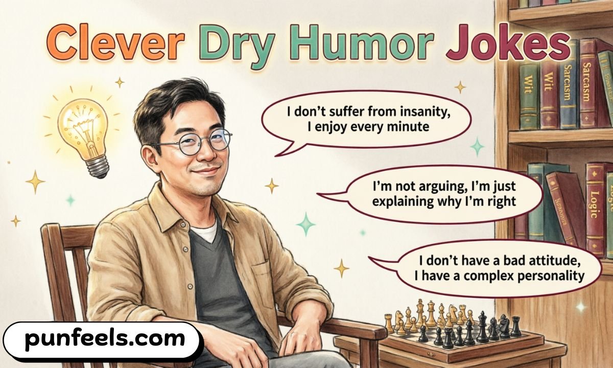 148+ Hilarious Dry Humor Jokes for a Smile Anytime