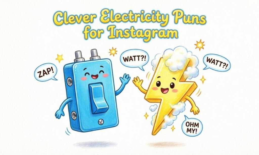 Clever Electricity Puns for Instagram