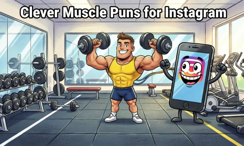 Clever Muscle Puns for Instagram