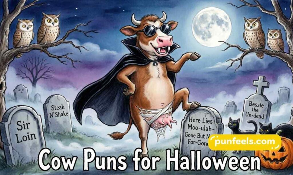 Cow Puns for Halloween