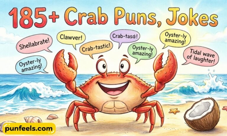 Crab Puns Jokes Feature Image