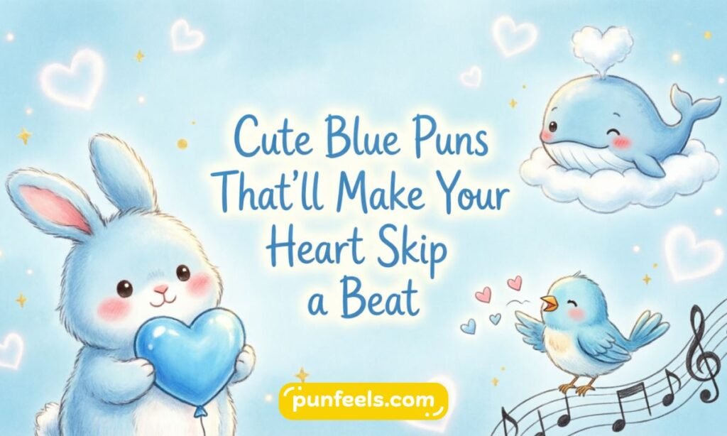 Cute Blue Puns That'll Make Your Heart Skip a Beat