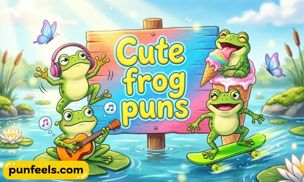Cute Frog Puns