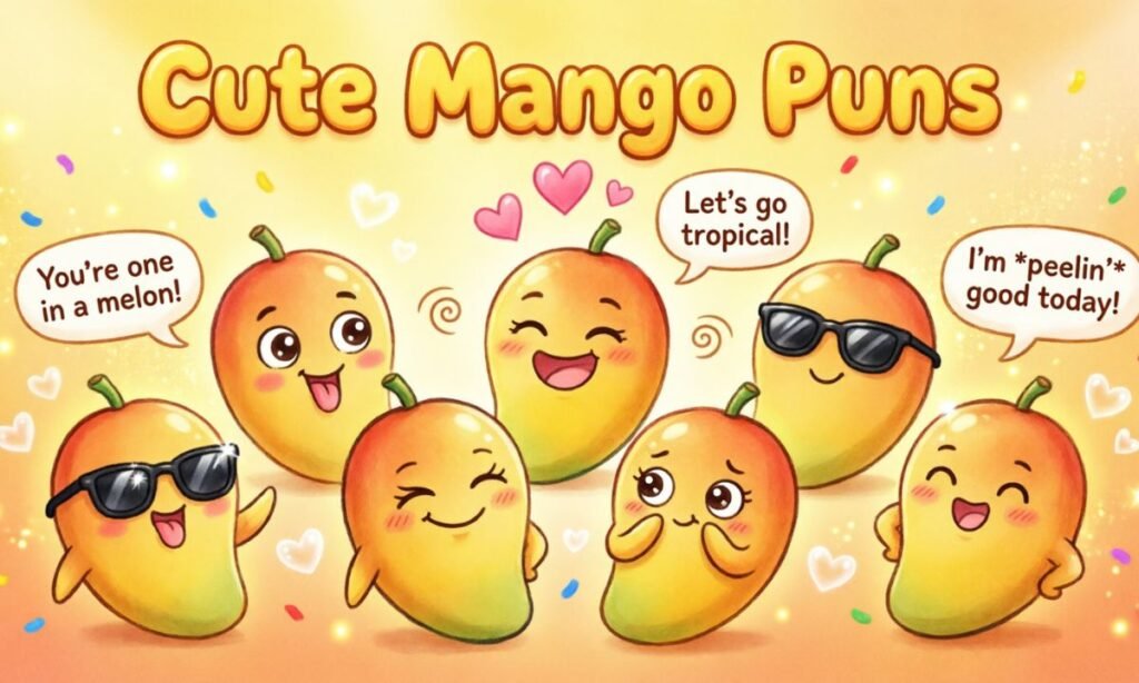 Cute Mango Puns