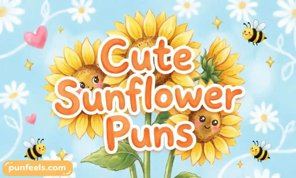 Cute Sunflower Puns