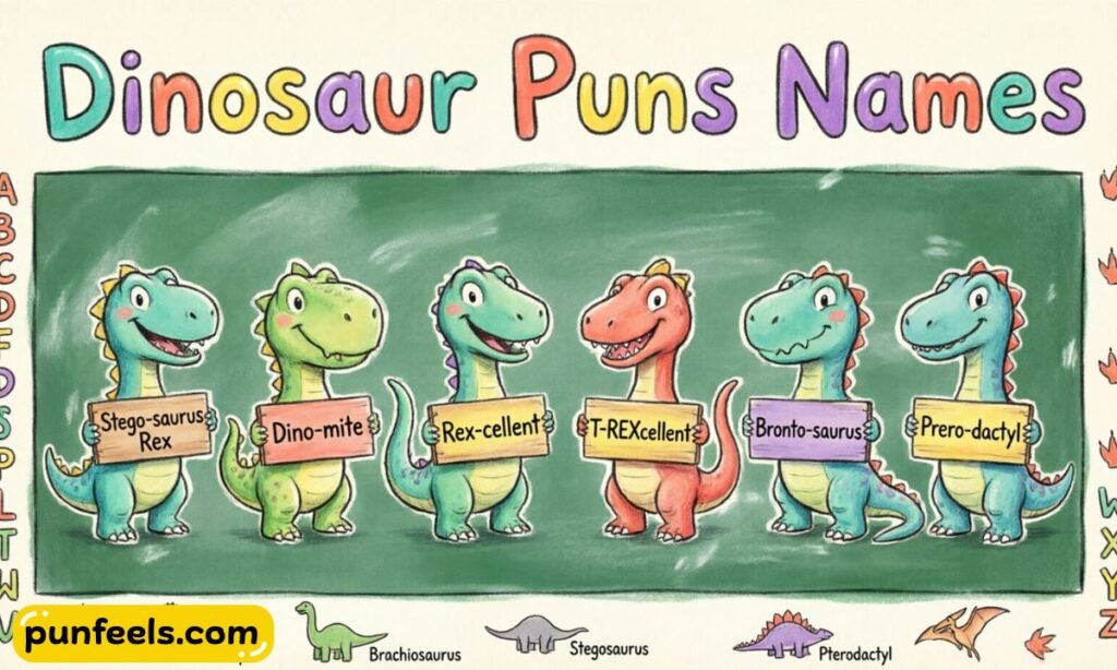 Dinosaur Puns Names