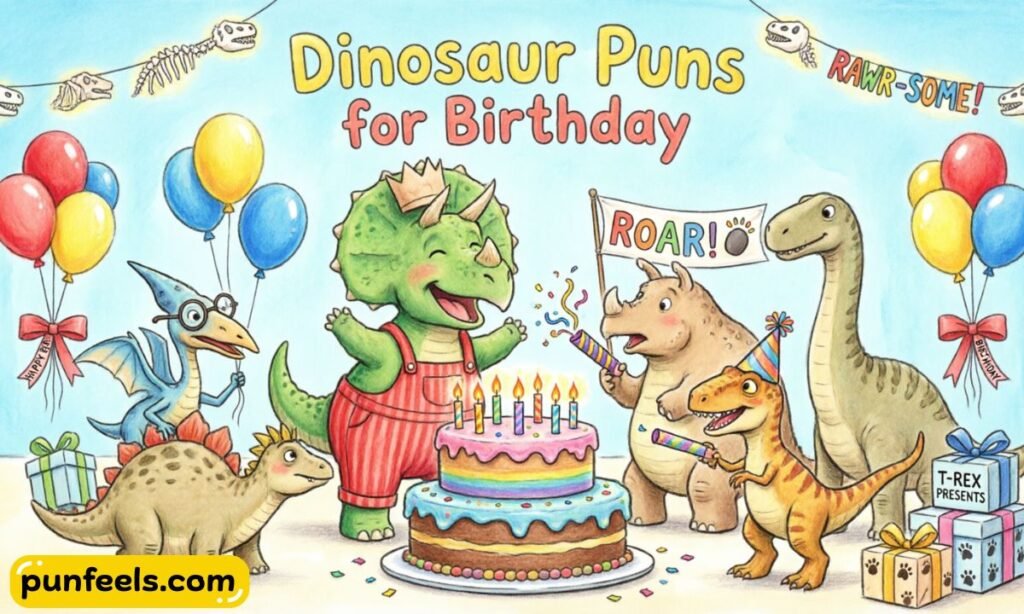 Dinosaur Puns for Birthday