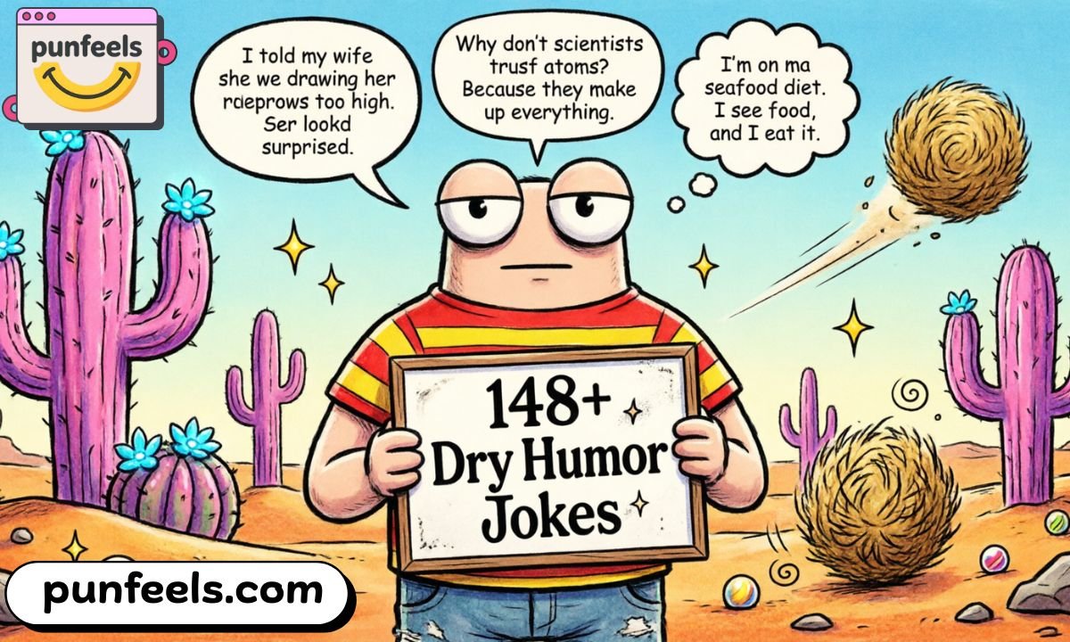 148+ Hilarious Dry Humor Jokes for a Smile Anytime