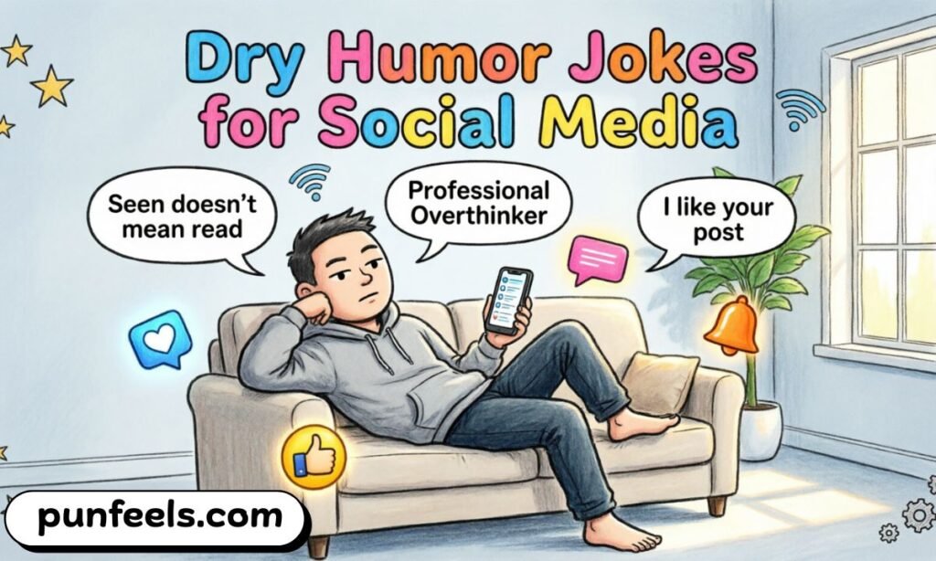 Dry Humor Jokes for Social Media