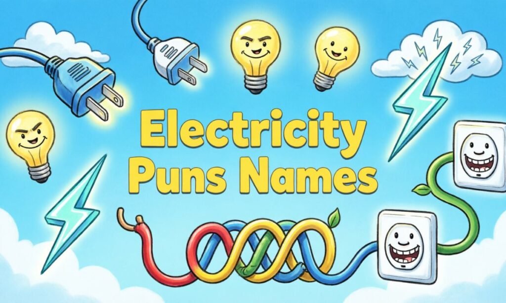 Electricity Puns Names
