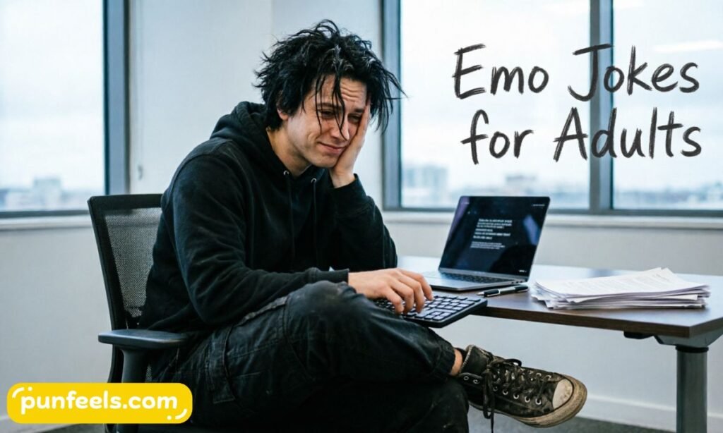 
emo jokes for adults funny and relatable