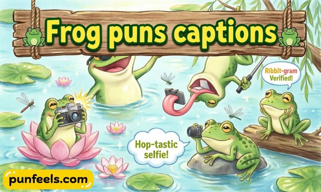 Frog Puns Captions