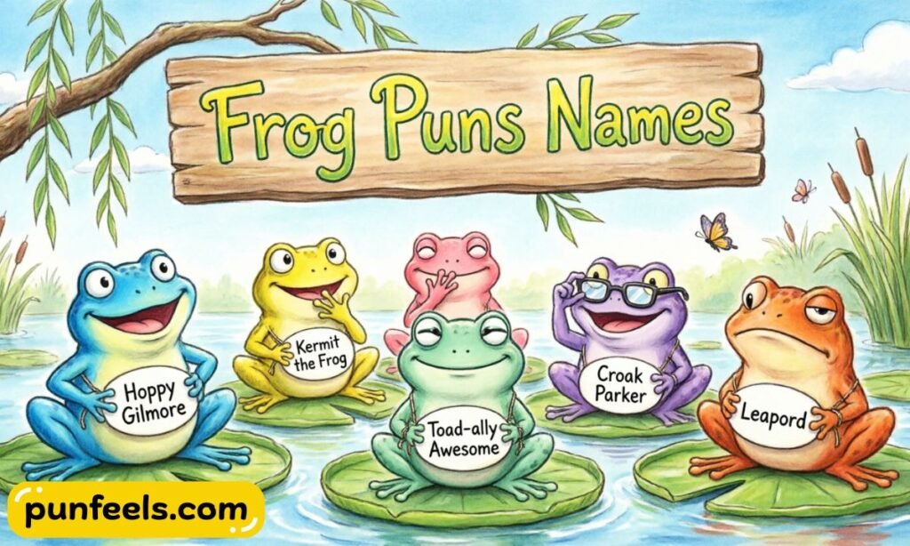 Frog Puns Names