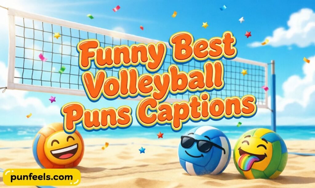 Funny Best Volleyball Puns Captions