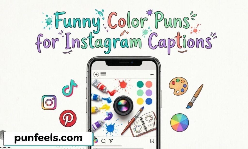 Funny Color Puns for Instagram Captions