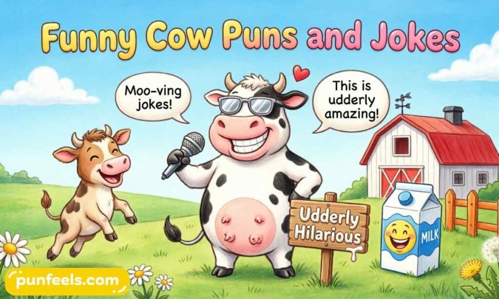 Funny Cow Puns and Jokes