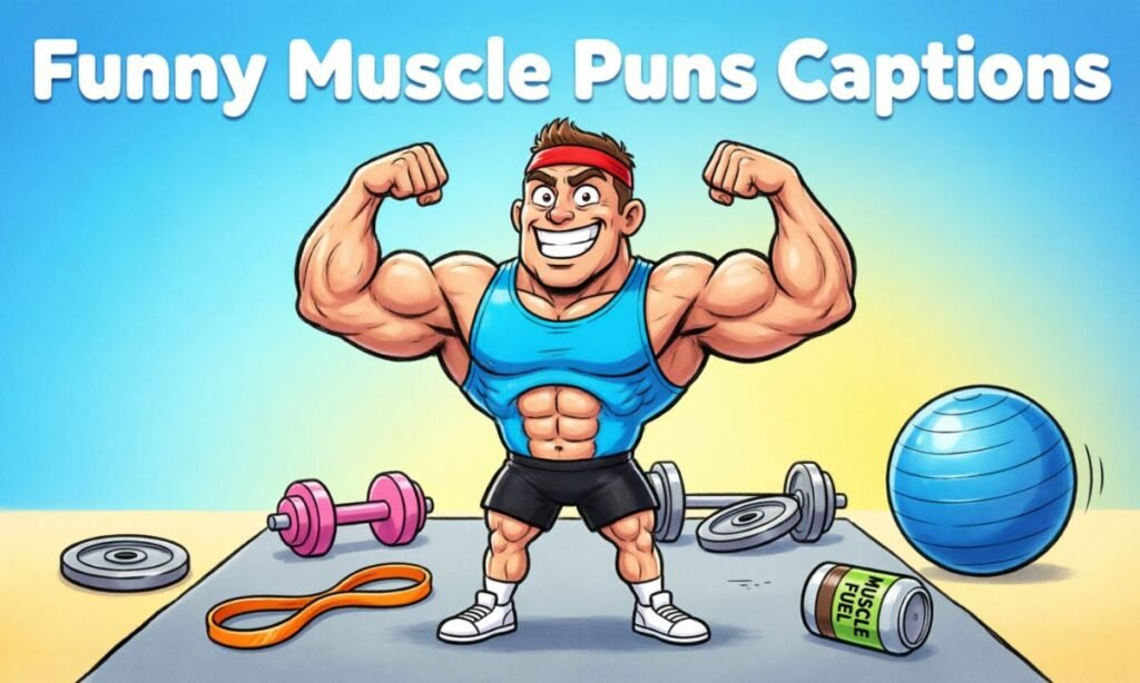 Funny Muscle Puns Captions