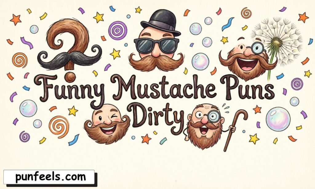 Funny Mustache Puns Dirty
