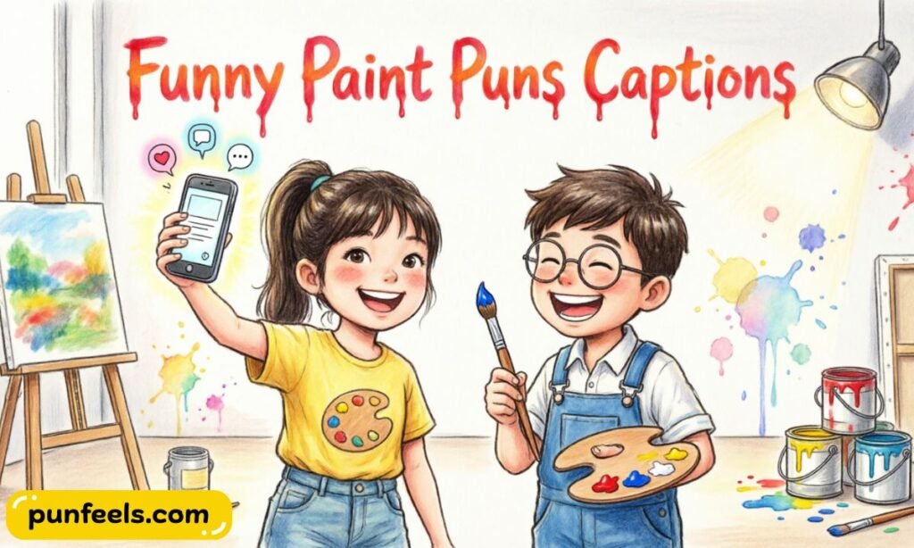 Funny Paint Puns Captions