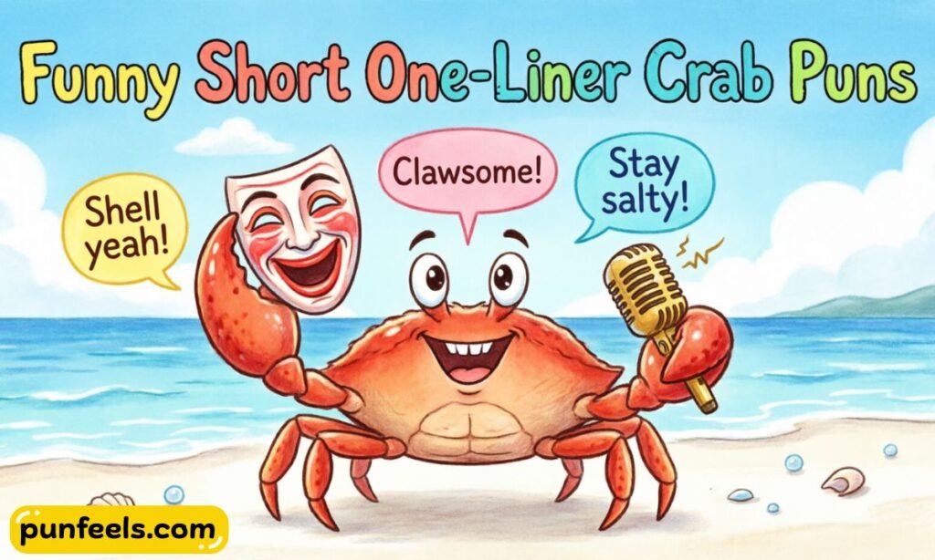 Funny Short One Liner Crab Puns