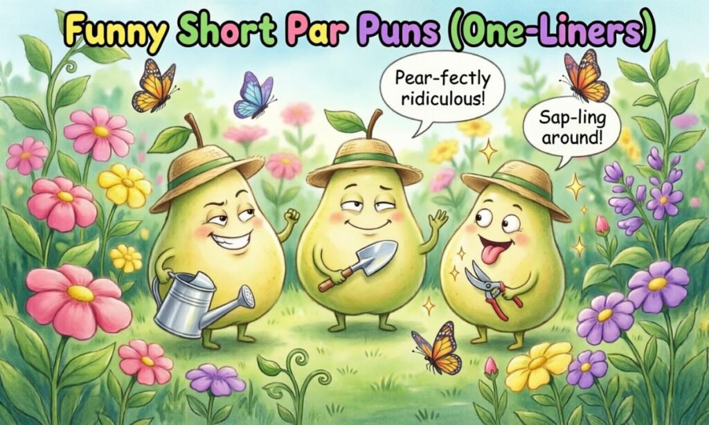 Funny Short Pear Puns One Liners