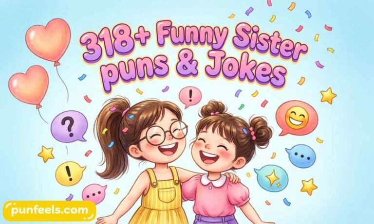 Funny Sister puns & Jokes Feature Image