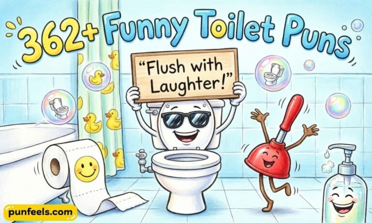Funny Toilet Puns Feature Image