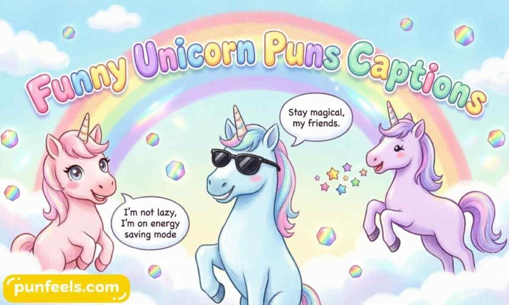 Funny Unicorn Puns Captions