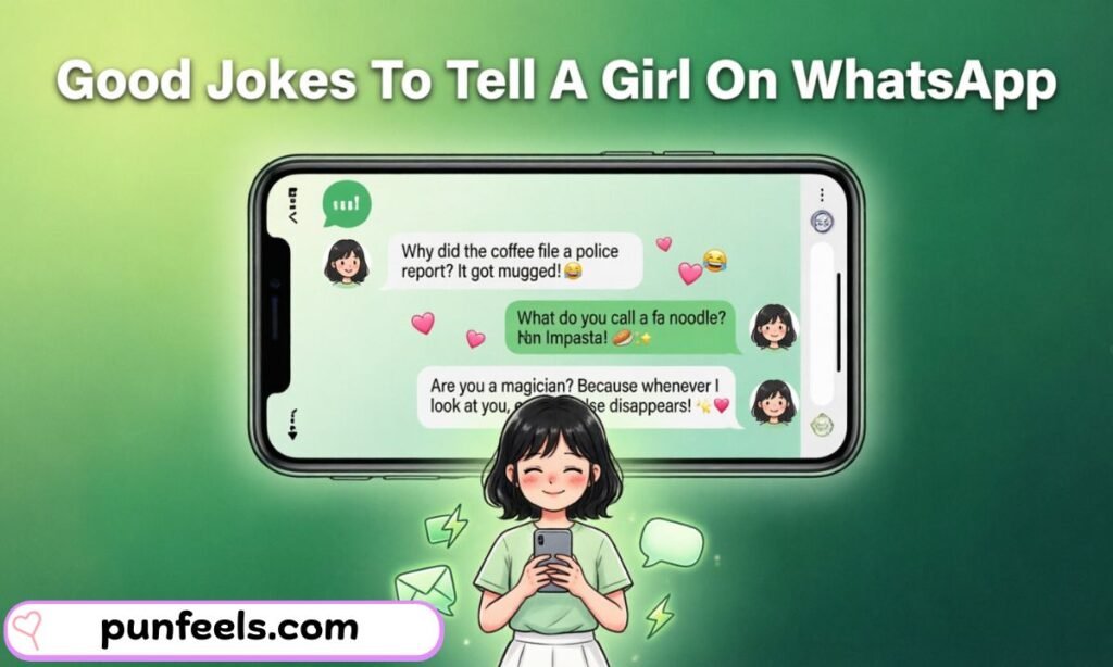 Good Jokes To Tell a Girl on WhatsApp