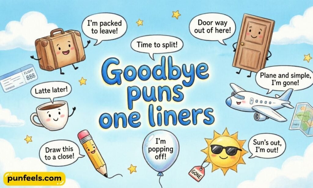 Goodbye Puns One Liners