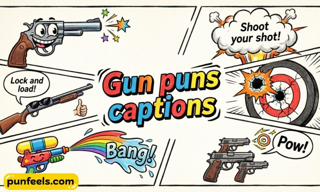 Gun Puns Captions