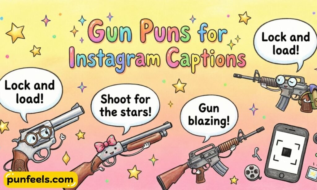 Gun Puns for Instagram Captions