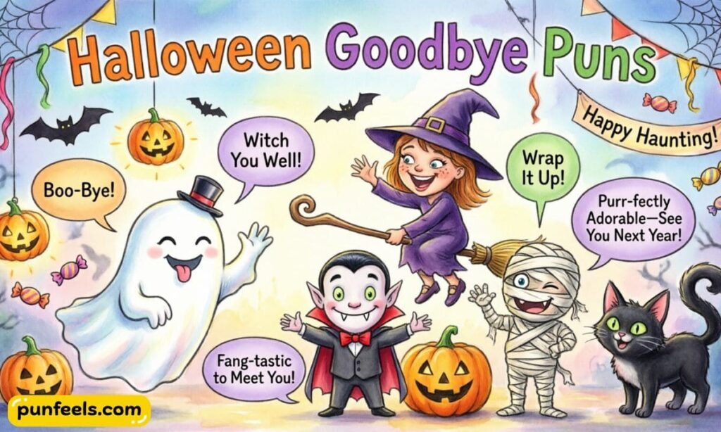 Halloween Goodbye Puns