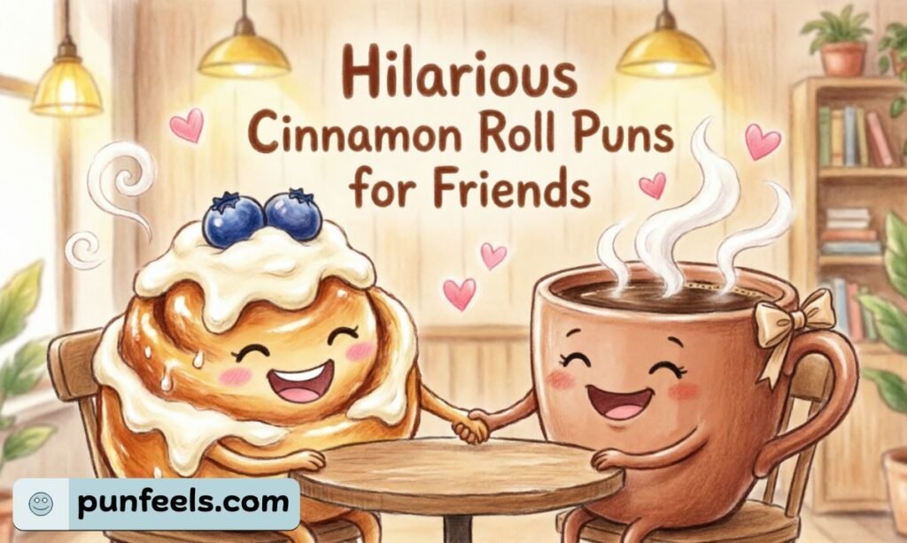 Hilarious Cinnamon Roll Puns for Friends